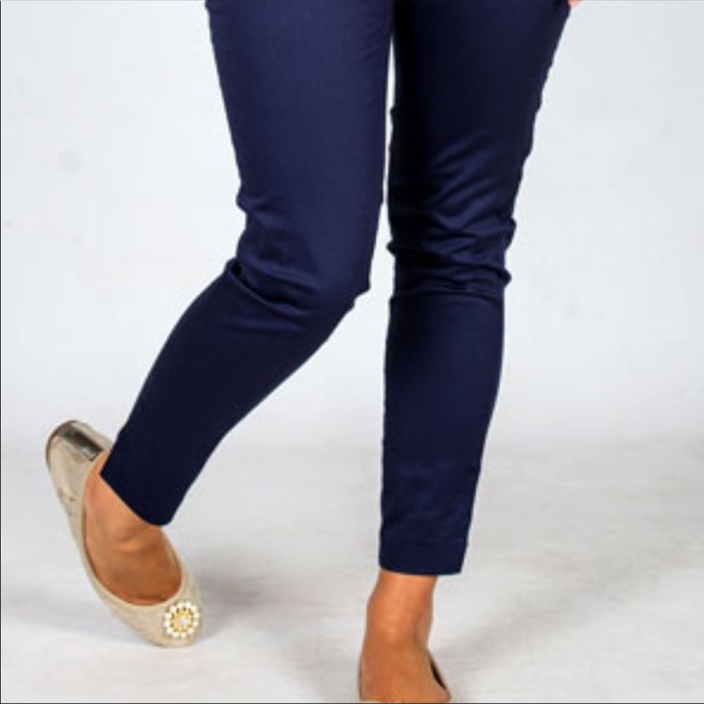 Slim Navy ankle Chino•Boutique •4•NWT